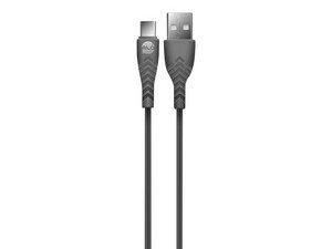 Cable de Datos Aló Flash 8700-0205 USB Tipo C (M-M), 1m. Color Negro.