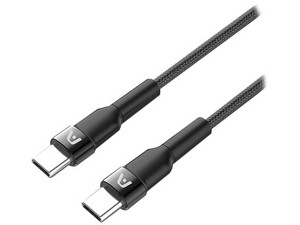 Cable Argomtech Dura Speed, USB-C a USB-C (M-M), 1.8m, Color Negro.