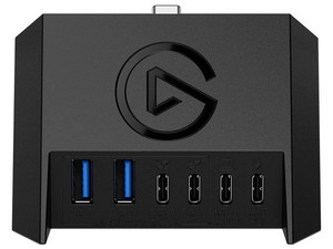 HUB USB Elgato 10GBN9901, 2 Puertos USB Tipo A 3.2, 2 Puertos USB Tipo C 3.0, 1 Lector SD y 1 Lector MicroSD, Para Stream Deck+.