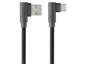 Cable USB-A a USB-C Hune AT-ACC-CA-317ROC de 1.2m, Sustentable, Trenzado, Color Gris.