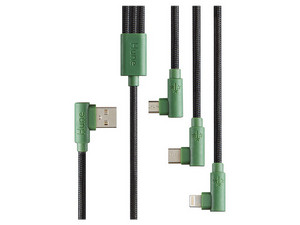 Cable Hune AT-ACC-CA-319BOS 3 en 1 de USB a USB-C, Micro-USB y Lightning de 1.2 m.