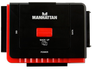 Manhattan Adaptateur USB 2.0 haut débit vers SATA/IDE (179195)
