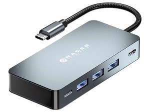 DockStation Hub NACEB NA-0147 7 en 1, USB Tipo C, USB 3.0 , HDMI 2.0, Color Gris.