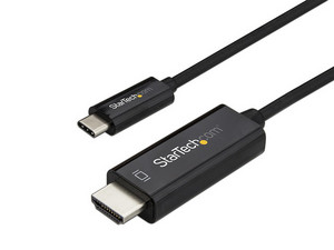 Cable USB 3.0 StarTech.com con B. USB C Macho color Negro/Gris
