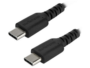 Cable USB tipo C de 1 metro, USB 2.0. Color Negro.