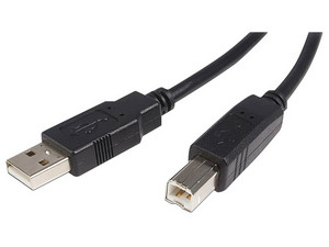 Cable USB StarTech Longitud 3.0 m Conector en el Primer Extremo USB-A macho a USB-B Macho