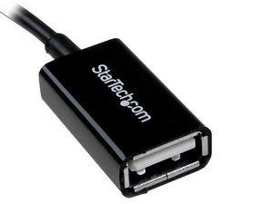 Cable Adaptador Micro USB Host HUB a 2 USB Hembra para Smartphone