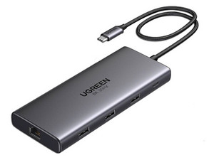 HUB USB-C UGREEN 10 en 1, Puertos HDMI 8K, 4K 60Hz, USB-A, USB