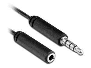 Cable estéreo BRobotix TRRS, extensión de 3.5mm (M-H), 1m.