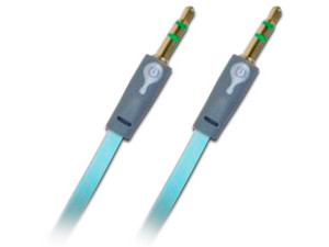 Cable de Audio Easy Line 994435 estéreo de 3.5 mm (M-M) de 1m. Color Gris.