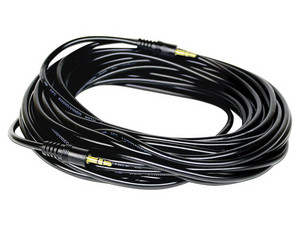 Cable de Audio Redleaf AUDIO7.5, 3.5mm a 3.5mm (M-M), 7.5m, Color Negro.