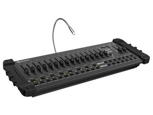 Mezcladora Digital Steren, Modelo DMX-116, 16-bit, 16 Canales, Entrada XLR, USB, 25W.