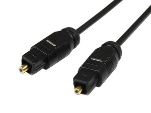 Cmple - Cable de audio óptico de 1.5 pies - Cable delgado de fibra óptica  ultrafino chapado en oro, cable Toslink digital S/PDIF audio para barra de
