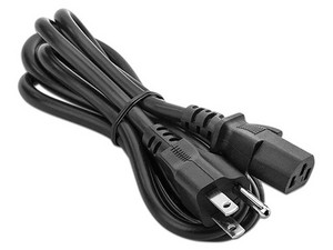 Cable de alimentación PC CEE7/C5 tripolar negro - 1,8 m