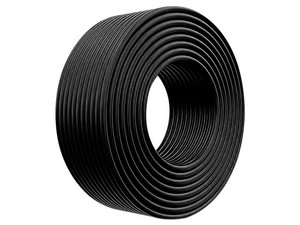 Carrete de Cable Fotovoltaico SolarOne CKC10A-N100 de 100m, Calibre 10AWG, 2000 VDC, Diámetro de 6.8mm. Color Negro.