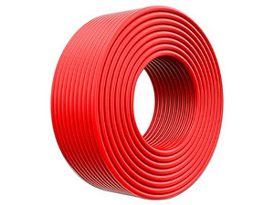 Carrete de Cable Fotovoltaico SolarOne CKC10A-R100 de 100m, Calibre 10AWG, 2000 VDC, Diámetro de 6.8mm. Color Rojo.
