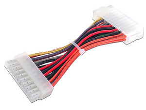 Cable de 15cm Adaptador de Fuente de Poder ATX 20 a 24 Pin.
