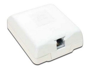 Roseta de Pared 3M, RJ-11, con protección de 2 hilos.