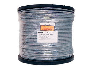 Bobina de cable BELDEN 10GXW12, Cat6a UTP, 305m, 23 AWG, Color Gris.