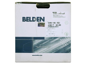 Cable Para Seguridad Y Sonido Belden 5340U1 002A1000, Forro PVC, Calibre 18 AWG, 305 metros. Color Rojo