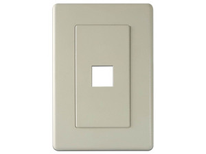 Tapa de Pared Belden A0405255, 1 Puerto MDVO, Color Gris.