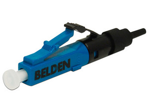 Conector de Fibra Óptica Belden, LC (Macho), Monomodo. Color Azul.