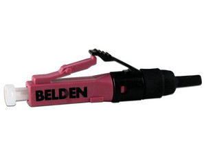Conector LC Belden AX105252-S1, LC Multimodo, Color Violeta.