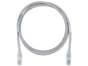 Patch Cord UTP Cat6+ Belden C601108002, Interior, Color Gris.