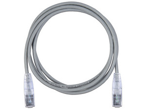 Cable Patch Belden, Cat6+, Diámetro Reducido, UTP, 3m. Color Gris.
