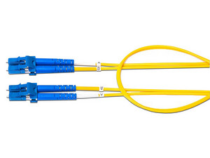 Jumper de Fibra Óptica Belden Monomodo, LC DUPLEX - LC DUPLEX, 3m, Color Amarillo.