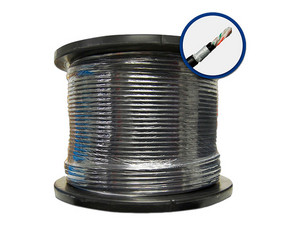 Bobina de Cable Belden UTP Cat6A, Caja con 305 m, 23 AWG. Color Negro.