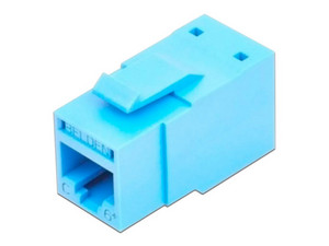 Conector Jack modular Belden RJ-45 Cat6 T568 A/B RV6MJKUTB-S1. Color Azul.
