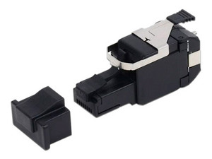 Conector Plug BELDEN RVAFPUBK-S1, RJ45, 10GX, CAT6A T568, Color Negro.