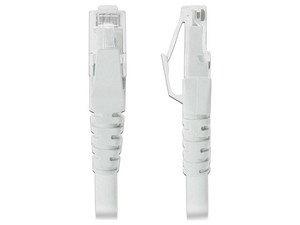 Cable RJ45 Cat6 Batauro Longitud 1.0 m Conector en el Primer Extremo RJ-45 Macho a RJ-45 Macho, Terminales de PVC, Color Blanco.