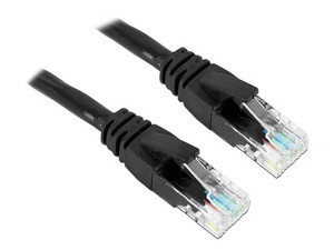 Cable de Red, Batauro, RJ-45 Macho, Cat6, Terminales PVC, 24 AWG, 2 Metros, Color Negro.