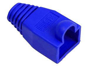 Bota para Conector Plug RJ45 BRobotix 351945, Color Azul (100 piezas).