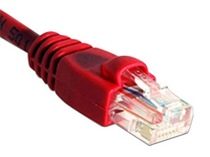 Cable de red Condunet RJ-45 (M-M) Cat6 de 3m. Color Rojo.
