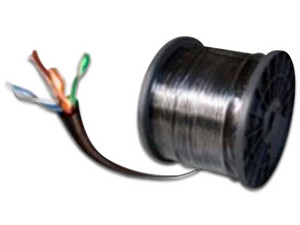 Bobina de Cable Condumex Cat6 (UTP), 305 m, negro, 23 AWG.