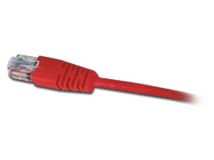 Cable CONDUMEX de parcheo, CAT6, 1m, Color Rojo.