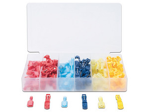 Kit de 60 Conectores Epcom CT-T123 para Cableado Eléctrico tipo T-TAP, Calibre 12 a 22 AWG.
