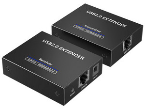 Kit Extensor USB 2.0 Epcom T150USB de 4 puertos para distancias de hasta 150m, ideal para Cámaras WEB, Impresoras, Escáner, Memorias, Mouse, etc.