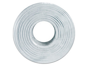 Bobina de Cable Siamés UTP Enson 52101W250 de 250m para CCTV, Color Blanco.