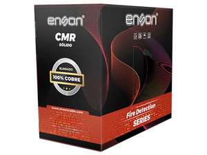 Bobina de Cable Enson EPRO-5220, Para Alarma contra Incendios, 305m, Color Rojo.