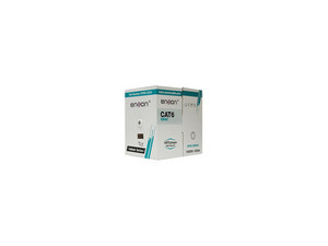 Bobina de Cable Enson EPRO-CAT6, 23 AWG, Cat6, 305m, Color Negro.