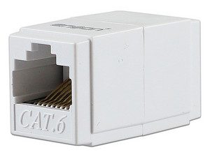 Acoplador Jack de Red Enson EPRO-COP6, Cat6, RJ-45, Color Blanco.