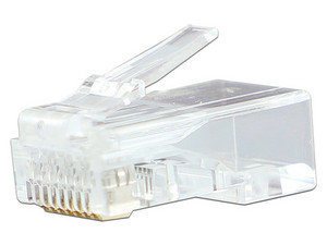 Conector Enson RJ45 Cat6a Para Cable UTP, Transparente.