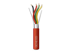 Bobina de Cable para alarma de incendios Honeywell Resideo Génesis, 305 m, 4 x 16 AWG, Blindado, FPLP, Cobre sólido.