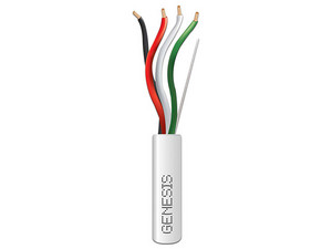 Bobina de Cable HONEYWELL de 152m, Calibre 16, 2 Pares, Color Blanco, Aplicaciones de Alarmas de Intrusión y Automatización.