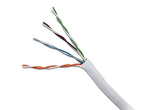 Bobina de Cable UTP Honeywell  6360-1101/1000 de 305 m, Cat6 Riser, Probado a 350 Mhz. Color Blanco