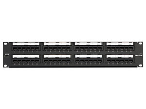 Panel de Parcheo Cat6 Leviton extreme 6+ , 48 puertos, UTP, 2U.